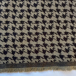 Cotton Pattern Twill Spandex Brown Jacquard Pattern Fabric By The Yard