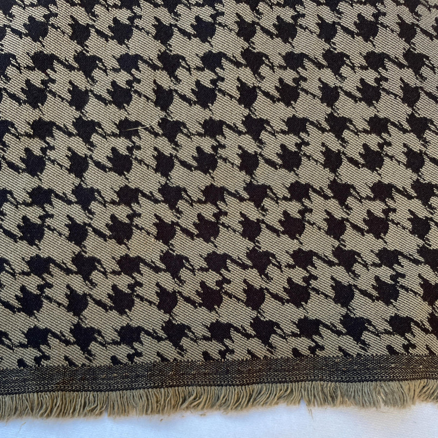 Cotton Pattern Twill Spandex Brown Jacquard Pattern Fabric By The Yard