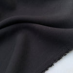 Black 100% Rayon Lyocell Twill Medium Weight 58″ Woven Fabric By the Yard 60″ - View 2