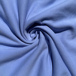 Cotton Fleece Riptide With Matching Rib Medium Weight | 400 GSM/ 12 OZ Knit Sweatshirt Fabric By The Yard - View 3