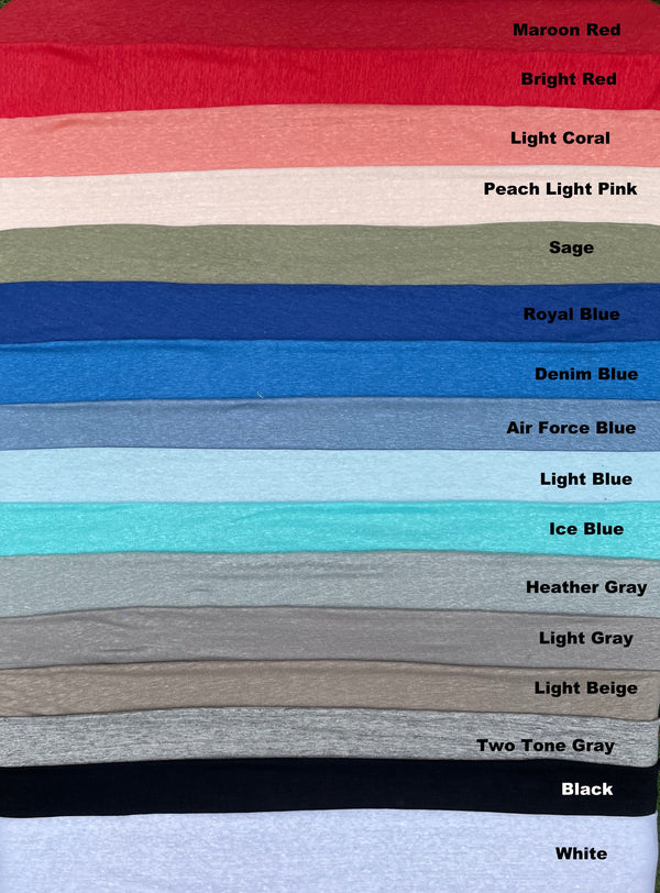 Linen Jersey Knit 60″ Eco-Friendly Fabric By The Yard