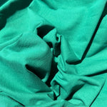 100% Cotton Jersey Kelly Green Knit Medium-Heavy Weight Eco-Friendly Fabric By The Yard 60″ - View 4