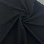 Bamboo Spandex Black Lycra Jersey Knit Fabric By the Yard 60″ - View 2