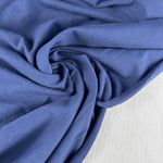 Midnight Blue Jersey Spandex 10 oz Medium Weight Eco-Friendly Sustainable Fabric By the Yard - View 3