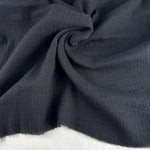 Cotton Gauze Fabric – 100% Cotton Black or White | Soft Lightweight 4 oz Gauze by the Yard - View 5