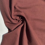 100% Cotton Jersey Brown Knit Medium-Heavy Weight Eco-Friendly Fabric By The Yard 60″ - View 3