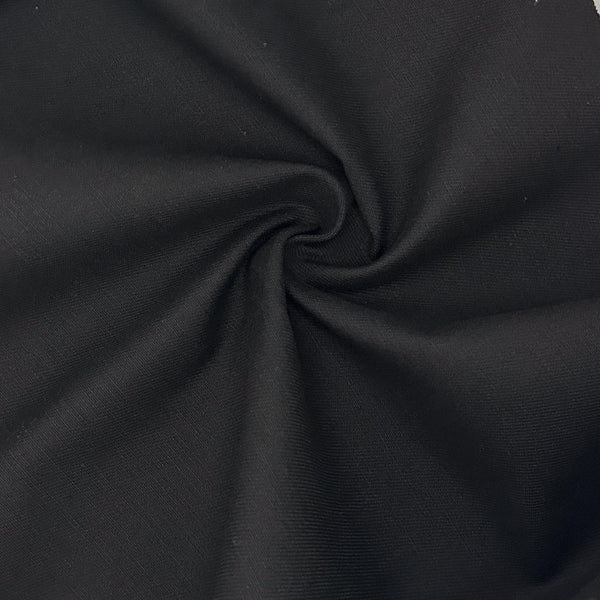 Black Twill 10 Oz 100% Duck Canvas Cotton HeavyWeight Apparel Fabric By The Yard