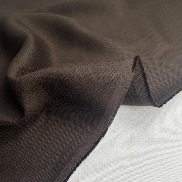 100% Italian Linen Heavy Herringbone 12 oz Upholstery/Apparel Fabric By The Yard 60″