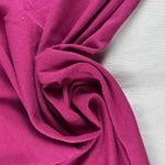 Magenta Cotton Jersey Spandex 10 oz Medium Weight Eco-Friendly Sustainable Fabric By the Yard - View 2