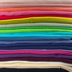 Black Cotton Jersey Spandex 10 oz Medium Weight Eco-Friendly Sustainable Fabric By the Yard - View 4