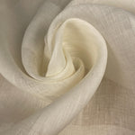 100% Linen Lightweight Checkered Fabric by the Yard -4 oz Apparel & Curtain Fabric, Soft and Breathable - View 3