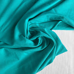 Blue Green Cotton Jersey Spandex 10 oz Medium Weight Eco-Friendly Sustainable Fabric By the Yard - View 3