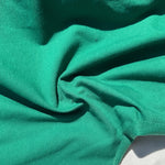 100% Cotton Jersey Kelly Green Knit Medium-Heavy Weight Eco-Friendly Fabric By The Yard 60″ - View 2