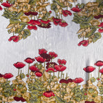 100% Cupro Georgette Japanese Lightweight Earthy flower Silk-like Fabric by the Yard - Luxury Material for Sewing, Dressmaking, and Crafts - View 4