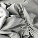 Sage Green Cotton Jersey Spandex 10 oz Medium Weight Eco-Friendly Sustainable Fabric By the Yard - View 3