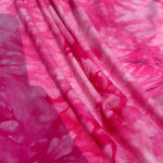 Bamboo Cloud Tie Dye Splash Jersey Knit Spandex Medium Heavy Weight Eco-Friendly Fabric By The Yard Jersey Knit 60″ - View 2