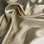 Cream & Gold Checkered Wool Silk