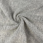 Double-Sided  French Terry Striped Gray Fabric by the Yard | 15 Oz/340 GSM – Reversible Knit for Hoodies, Sweatshirts, Loungewear & More - View 3