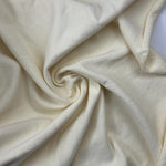 Heavy Cotton French Terry Cream Knit With Matching Jersey and Rib | 450 GSM/22 Oz French Terry Heavy Sweatshirt Fabric By The Yard - View 3