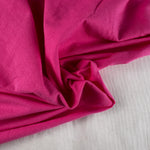 Bright Pink Cotton Jersey Spandex 10 oz Medium Weight Eco-Friendly Sustainable Fabric By the Yard - View 3