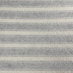 Double-Sided  French Terry Striped Gray Fabric by the Yard | 15 Oz/340 GSM – Reversible Knit for Hoodies, Sweatshirts, Loungewear & More - View 4