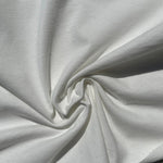 100% Cotton Jersey White Knit Medium-Heavy Weight Eco-Friendly Fabric By The Yard 60″ - View 4