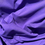 100% Cotton Jersey Purple Knit Medium-Heavy Weight Eco-Friendly Fabric By The Yard 60″ - View 2