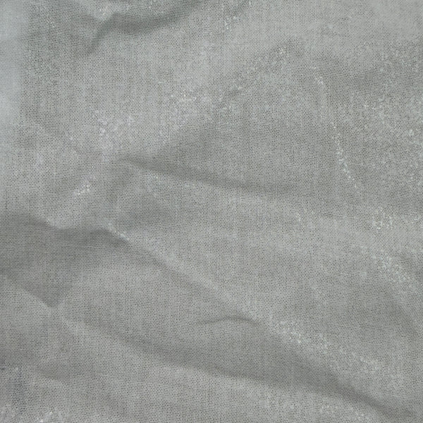 White Floral Poly Cotton Fabric| By the Yard
