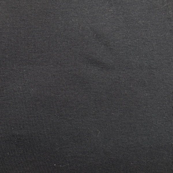 Black Ribbing Fabric | By the Yard