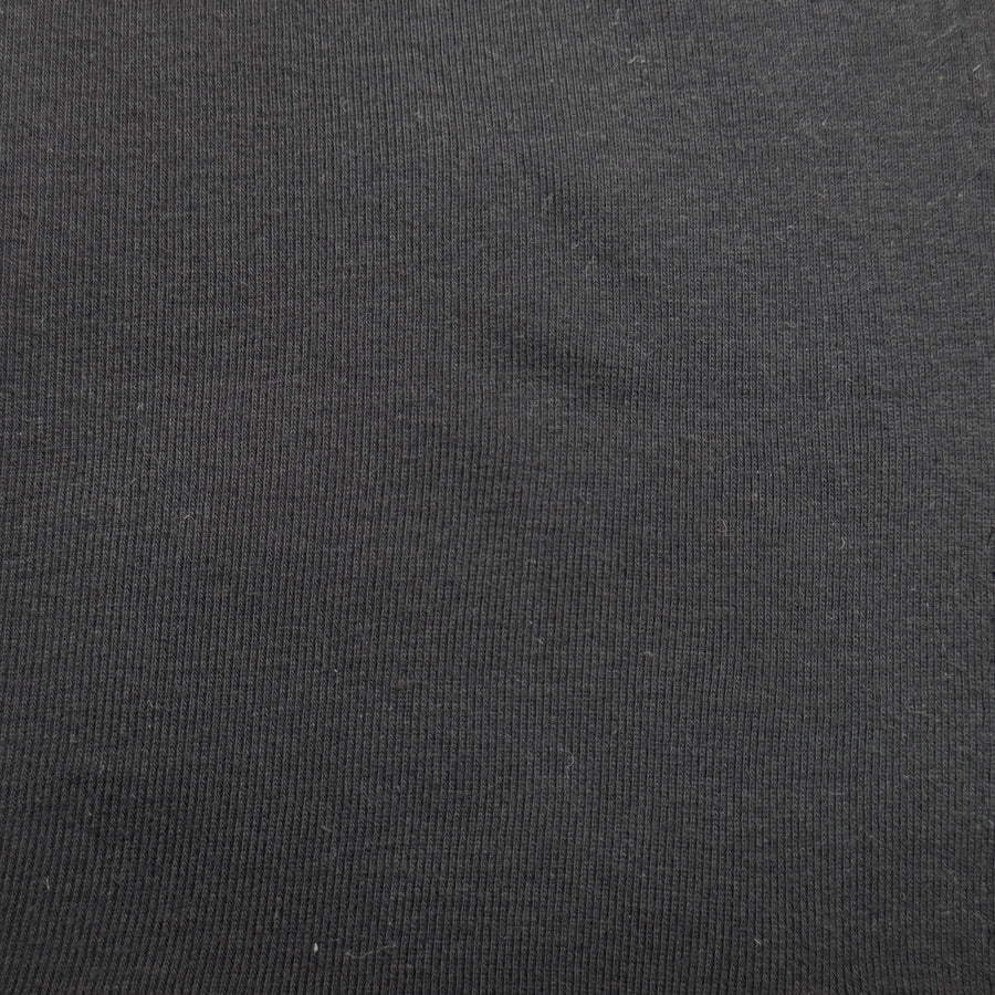 Black Ribbing Fabric | By the Yard