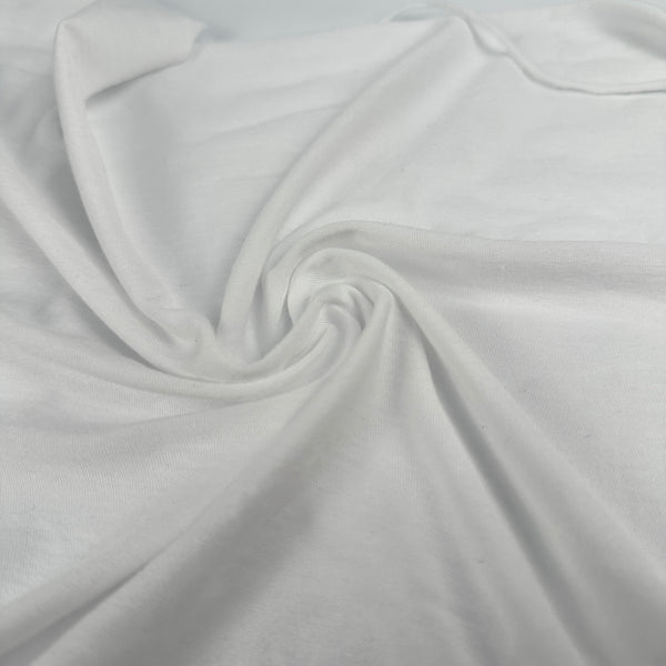 Cotton Modal Jersey · lightweight, Optic White