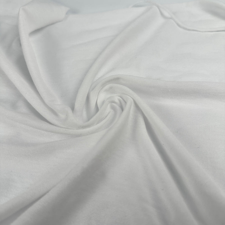 Cotton Modal Jersey · lightweight, Optic White