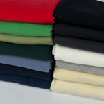 Midweight Cotton Jersey Knit Fabric, 200 GSM · matching rib available separately