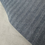 100% Cotton Denim Indigo Blue Herringbone Chevron Striped Pattern Denim Fabric By The Yard - View 2