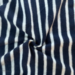 Cotton Jersey Stripe · navy/cream