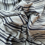 Cotton Jersey Stripe · gray/navy