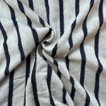 Cotton Jersey Stripe · beige/black