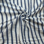 Cotton Jersey Stripe · blue/white