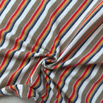Cotton Jersey Stripe · red/yellow