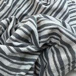 Cotton Jersey Stripe · gray/light beige