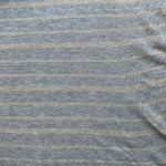 Cotton Jersey Stripe · heather gray