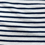 Cotton Jersey Stripe · navy/white