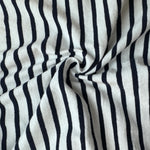 Cotton Jersey Stripe · navy/white