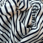 Cotton Jersey Stripe · navy/white