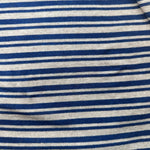 Cotton Jersey Stripe · blue/light gray