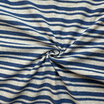 Cotton Jersey Stripe · blue/light gray