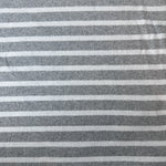Cotton Jersey Stripe · gray/white