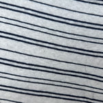 Cotton Jersey Stripe · black/white