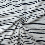 Cotton Jersey Stripe · black/white