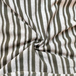 Cotton Jersey Stripe · green/gray